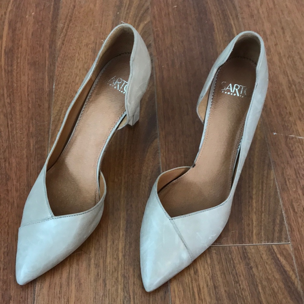 FRANCO SARTO gray heels